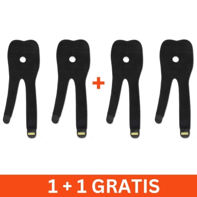 Set 2 protectii cot, material textil RDD044, negru, 1+1 gratis foto