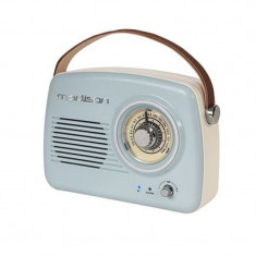 Radio retro Madison Nostalgia, 15 W, Bluetooth, USB/AUX, acumulator foto