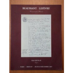 BEAUSSANT LEFEVRE de ALAIN NICOLAS,2007