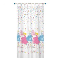 Perdea Disney Princess, 150x300 cm, roz foto