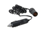 Cablu bricheta auto, Blow, 12/24Vm, 10A, Spiralat, 210 cm, Negru