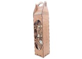 Cutie Cadou Sticlă Vin Elegantă, Luxoasă, Captusită, Dimensiuni 42x9cm, Aniversare, Nuntă, Sărbătoare