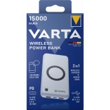 Baterie Externa Wireless Varta Energy, 15000mAh, 18W, QC + PD + FQI, 1 x QI - 1 x USB-C - 2 x USB-A, Alba