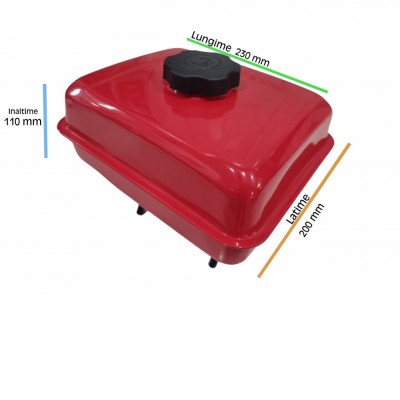 Rezervor compatibil cu generatoare Honda GX140, GX160,GX 200 /generatoare chinezesti/ motocultor foto