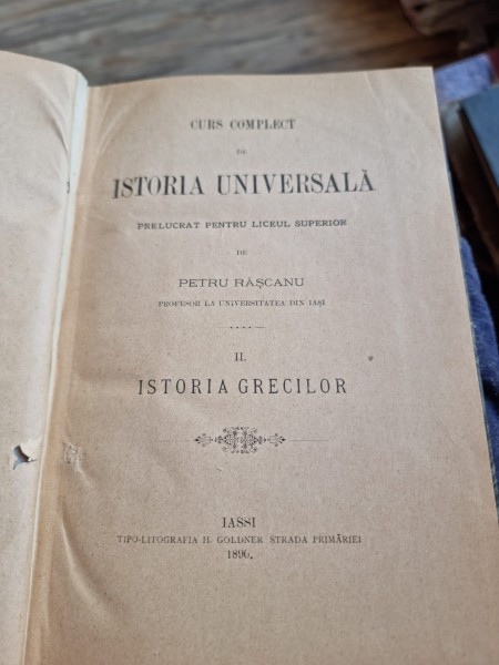 Curs Complet De Istoria Universala - Petru Rascanu (vol.2 Istoria Grecilor)
