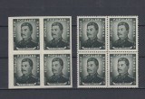 1949 LP 259 LP 259 a I. V. STALIN DANTELAT+NEDANTELAT BLOCURI DE 4 TIMBRE MNH