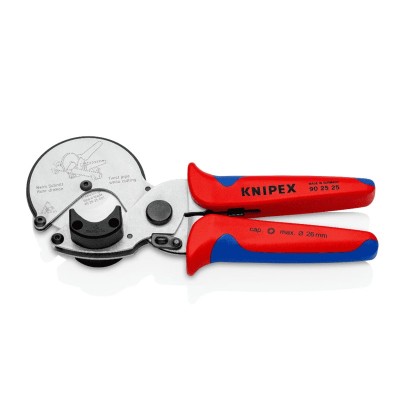 Dispozitiv pentru taiat tevi PVC, plastic Knipex 90 25 25, O26 mm foto
