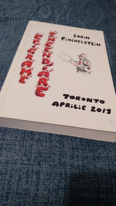 EPIGRAME INCENDIARE -SORIN FINCHELSTEIN /NOUA