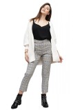 D472-2 Cardigan casual cu maneci usor bufante