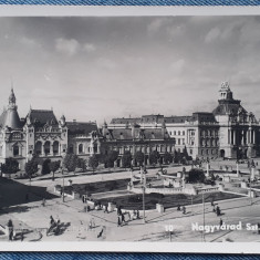 22 - Oradea, Szt Laszlo-ter / Nagyvarad / tramvai / carte postala circulata