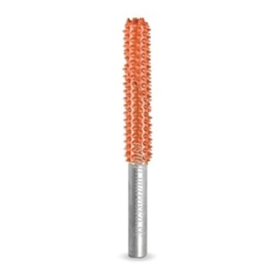 V&amp;aacute;lec z Činn&amp;yacute;m čelom pr- 6,4 mm stopka 6mm, Granulatie Saburr FOARTE ASPRA - PORTOCALIE foto
