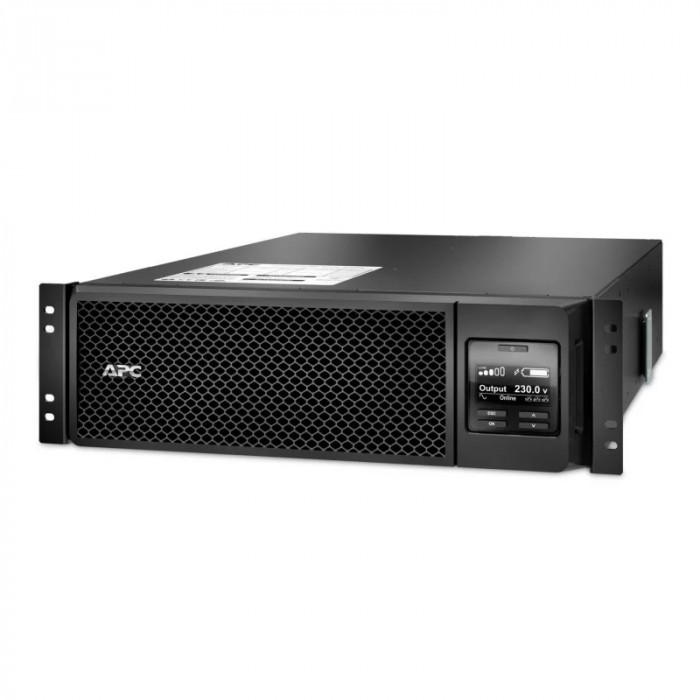 UPS APC &amp;quot; Smart-UPS SRT&amp;quot; Online cu sinusoida pura rack 5000VA / 4500W AVR IEC x 10 1 x baterie APCRBC140 display LCD back-up 1 - 10 min. &amp;qu