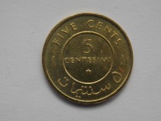 5 CENTESIMI 1967 SOMALIA foto