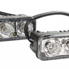 Lumini de zi DRL 3 led*3W 12V-24V Epistar BTDR-301-A