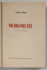 MOROMETII , ilustratii de J. PERAHIM , roman de MARIN PREDA , 1955 *LIPSA SUPRACOPERTA foto