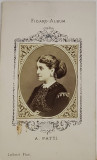 A. PATTI , FIGARO ALBUM , D &#039;APRES LIEBERT PHOT. , FOTOGRAFIE TIP C.D.V. , 1870