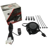 Kit ventilator cu buton on off Led si sistem montare universal pentru toate tipurile de motociclete
