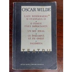 Teatru- Oscar Wilde
