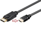 Cablu DisplayPort la HDMI 10m contacte aurite Full HD 1920x1080P 50Hz
