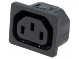 Conector Alimentare AC Soclu Mamă 10A 250V IEC 60320 IP30