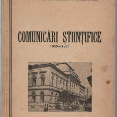 Comunicari stiintifice 1955-1956 - Facultatea de Medicina Veterinara Arad, 1956