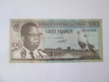 Congo(Republica Democrata) 100 Francs 1962 in stare foarte buna,bancnota din imagini
