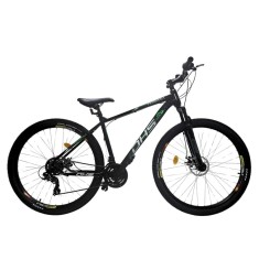 Bicicleta MTB DHS 2905, 29 inch, cadru M, negru-verde