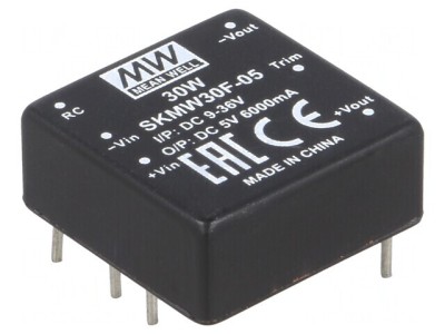 Convertor DC/DC 30W 9-36V la 5V 6000mA THT foto