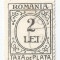 Romania, LP IV.16/1931, Taxa de plata format mic, 2 lei cu filigran PTT, oblit.