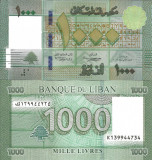 !!! LIBAN - 1.000 LIVRES 2016 - P 90 c 1 - UNC
