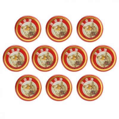 Set 10 x alifie chinezeasca naturala, puterea tigrului, pentru ameliorarea racelilor, durerilor reumatice, durerilor de cap, 3 g foto