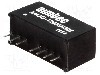 Convertor de tensiune, DC-DC, intrare 9...18V DC, iesire 3,3V DC, putere 3W, AIMTEC - AM3G-1203SH30Z