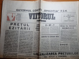 ziarul viitorul romanesc 17-23 octombrie 1990