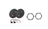 Pachet Audio Auto JBL Stage2 624, 16.5cm, 240W, Seat Ibiza + Inele Adaptoare, Conectori Opel/Ford