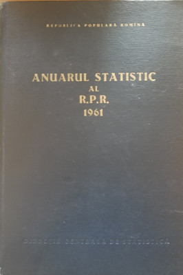 Anuarul statistic al RPR 1961 foto