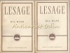 Istoria Lui Gil Blas De Santillana Vol. I-II, Alain-Rene Lesage, 1960, Bucuresti, Romane Clasice