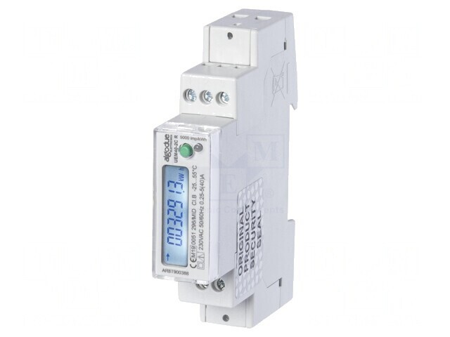 Contor Digital Monofazat pentru Șină DIN LCD
