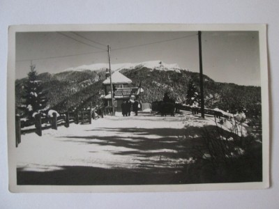 Rara! Predeal:Amicii Predealului/Scoala nationala de ski,carte postala foto 1939 foto