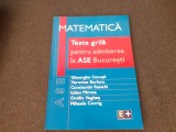MATEMATICA TESTE GRILA PENTRU ADMITEREA LA ASE CENUSA 2005