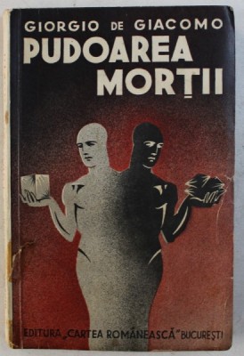PUDOAREA MORTII de GIORGIO DE GIACOMO , coperta si desene de THEO , 1935 foto