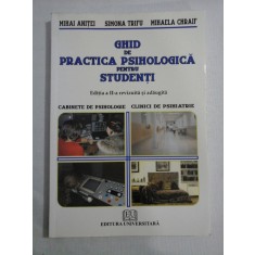 GHID DE PRACTICA PSIHOLOGICA PENTRU STUDENTI - M. ANITEI; S. TRIFU; M. CHRAIF