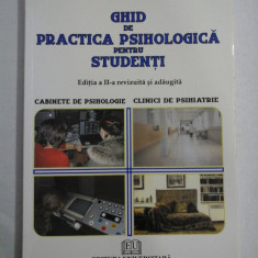 GHID DE PRACTICA PSIHOLOGICA PENTRU STUDENTI - M. ANITEI; S. TRIFU; M. CHRAIF