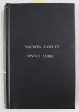 CONCEPTIA CATOLICA DESPRE LUME de VICTOR CATHREIN S. J. , COLEGAT DE DOUA CARTI , 1913 , PREZINTA PETE *