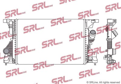 Intercooler Mercedes A-Class, B-Class, Cla-Class, Gla-Class, motor: 1.3 T, intrare/iesire conectare rapida, 634x427x30, SRLine, Aluminiu/ Plastic foto