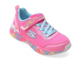 Cumpara ieftin Pantofi sport SKECHERS roz, ETERNAL HEART LIGHTS, din material textil