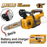 Cumpara ieftin Drujba electrica Motofierastrau 300mm, 20V brushless fara acumulator Ingco CGSLI20128