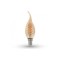 Bec LED E14 4W 2200K alb cald cu filament V-TAC