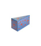 Cutie In Forma De Felie de Tort Din Carton pentru dulciuri, Spiderman, albastru - rosu