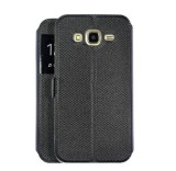 Cumpara ieftin Husa FlipCover Book Samsung S6 g920 Black Fashion S-View