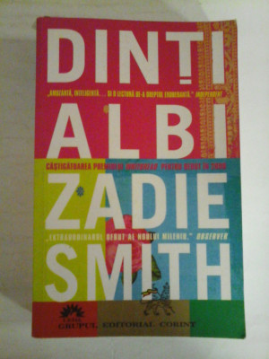 DINTI ALBI (roman) - Zadie SMITH foto